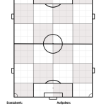 Fußballplaner Seite mit Training und Teamaufstellung