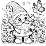 Gartenzwerge Malvorlage kreativ und lustig