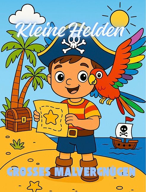 Malbuch für kleine Jungs mit tollen Motiven