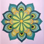 Kreatives Mandala Ausmalbild für jedes Alter