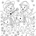 Niedliche Meerjungfrau Malvorlage für kleine Mädchen