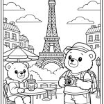 Knuddelbärchen Malbuch mit sieben niedlichen Bären – liebevolle Ausmalbilder für Kinder und Erwachsene